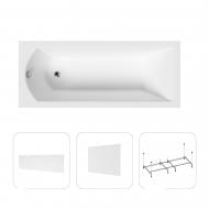Ванна акриловая Helmken Vespera 561GP39939 149,5х70 см комплект 4 в 1