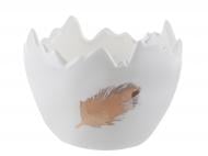 Конфетница Lefard Золоте пір'ячко 12 см 947-006