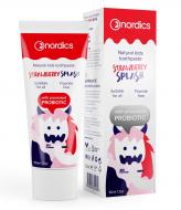 Зубная паста детская Nordics «Клубничный всплеск» с пробиотиком SymReboot OC от 2 до 6 лет 50 мл