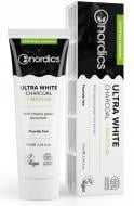 Зубна паста Nordics з активованим вугіллям та екстрактом матча Ultra White 75 мл