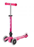 Самокат 3-колесный Micro серии "Mini Deluxe Foldable LED, складной, до 50 кг. розовый MMD197 Самокат 3-колесный Micro серии "Mini Deluxe Foldable LED, складной, до 50 кг. розовый MMD197