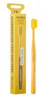 Зубная щетка биоразлагаемая Nordics Premium 12000 Ultra Sof желтая мягкая