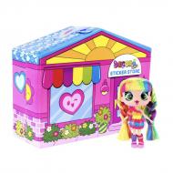 Игровой набор Decora Girlz с куклой Дизайнерский магазин наклеек D1009