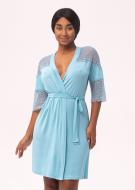 Халат домашний женский Roksana Josephine р. 54 голубой №1340/60415