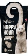 Лакомство для котов Reflex Plus Happy Hour с лососем и колагеном против старения 60 г