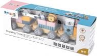 Іграшка Viga Toys дерев'яний поїзд PolarB Звірята 44015