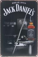 Табличка жестяная печатная Jack Daniels 30x20 см разноцветный Табличка жестяная печатная Jack Daniels 30x20 см разноцветный