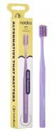 Зубная щетка Nordics Premium Ortho 6580 для брекетов, ретейнеров и элайнеров фиолетовая мягкая