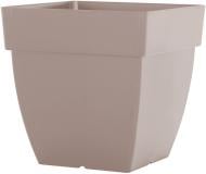Горшок пластиковый Artevasi CAPRI SQUARE POT квадратный 71 л мокко
