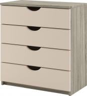 Комод Саванна 705х385х755 мм дуб крафт серый/бежевый