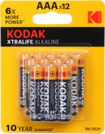 Батарейки Kodak XTRALIFE AAA (LR03, 286) 12 шт. (30890213)