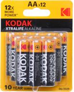 Батарейки Kodak XTRALIFE AA (LR6, 316) 12 шт. (30383883)