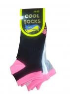 Шкарпетки жіночі Cool Socks р.36-39 білий/сірий/чорний 3 шт.