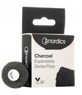 Зубная нить Nordics с мятной свежестью и активированным углем 30 м