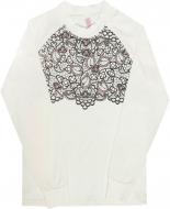 Джемпер для девочки GABBI DG-19-1 Кружева р.122 молочный/коричневый 11751 Джемпер для девочки GABBI DG-19-1 Кружева р.122 молочный/коричневый 11751