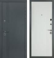Двері вхідні Revolut Doors В-81 мод.172 антрацит / біла шагрень 2050x950 мм ліві