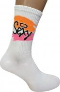 Носки krazy sox 1873 р.38-42 белый с принтом