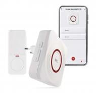 Звонок дверной Emos умный беспроводной Wi-Fi белый P5735WS