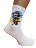 Носки krazy sox 1856 р.36-39 белый с принтом