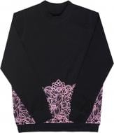 Джемпер для девочки GABBI DG-19-2 Кружева р.128 темно-синий с розовым 11762