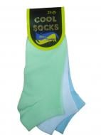 Шкарпетки жіночі Cool Socks р.36-39 салатовий/блакитний/білий 3 шт.