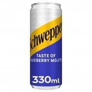 Безалкогольный напиток Schweppes Голубичный мохито 0,33 л