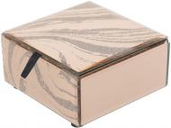 Сундучок Звездная пыль 13x6x13 см бронзовый