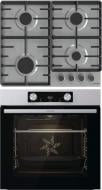 Комплект Gorenje (SET_BO6737E02XK_G642ABX) духовка електрична BO6737E02XK + варильна поверхня газова G642ABX