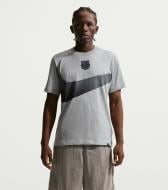 Футболка Nike FCB M NK SWOOSH TEE IB4076-063 р.S серый