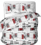 Комплект постельного белья London 2,0 разноцветный UP! (Underprice) (без простыни)