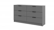 Комод ViANT Сити 1 6Ш 1200x800x375 мм антрацит/антрацит