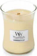 Свеча ароматическая Woodwick Medium Lemongrass and Lily 275 г