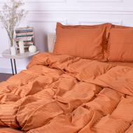 Комплект постельного белья Satin Stripe 30-0005 Brown 2х143х210 см коричневый MirSon