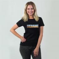 Футболка женская Sol's Imperial Women Ukraine Поле DTF11502309/403XL р.XL черный