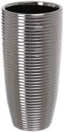 Ваза керамическая Luna Френк 12,5x26 см 26 см серебрянная PS31631