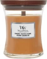 Свеча ароматическая Woodwick Mini Caramel Toasted Sesame 85г