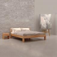 Кровать KROKWOOD Julia 2,0 с ламелями 200x200 см бук