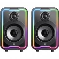 Акустична система Defender Solar 11 2.0 black 10Вт, Bluetooth, RGB підсвітка, USB