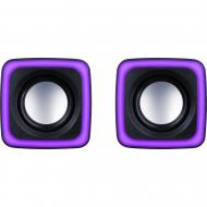 Акустическая система Defender Solar 7 2.0 black 6Вт, RGB подсветка, USB