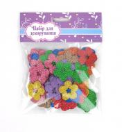 Набор для декорирования Наклейки Цветы 8 цветов 80 шт. Аплі Краплі