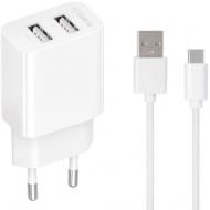 Сетевое зарядное устройство Gelius GP-HC059 + кабель Type-C Сетевое зарядное устройство Gelius GP-HC059 + кабель Type-C