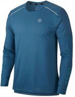 Футболка Nike NK RISE 365 TOP LS HYBRID FF CJ5536-418 р.S синий