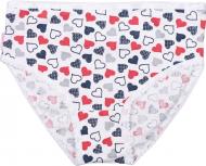 Трусы для девочки GABBI Сердечки р.92 белый с принтом 12041
