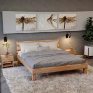 Кровать KROKWOOD Valeta 1,6 с ламелями 160x200 см бук