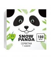 Салфетки столовые Сніжна Панда 33х33 см белые 100 шт.