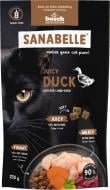 Корм влажный беззерновой для кошек Sanabelle Bosch Juicy со вкусом утки 250 г Корм влажный беззерновой для кошек Sanabelle Bosch Juicy со вкусом утки 250 г