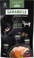 Корм влажный беззерновой для кошек Sanabelle Bosch Juicy со вкусом говядины 250 г Корм влажный беззерновой для кошек Sanabelle Bosch Juicy со вкусом говядины 250 г