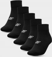 Шкарпетки 4F SOCKS CAS M222 (5PACK) 4FWAW23USOCM222-20S р.39-42 чорний