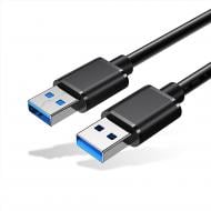 Кабель Essager USB Extension Cable USB 3.0 Male to Male 5 Gbps speed 2 м чорний (EXCAA-YTD01)