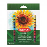 Набір сухої пастелі Academy Soft Pastels Derwent 98216 24 кольорів